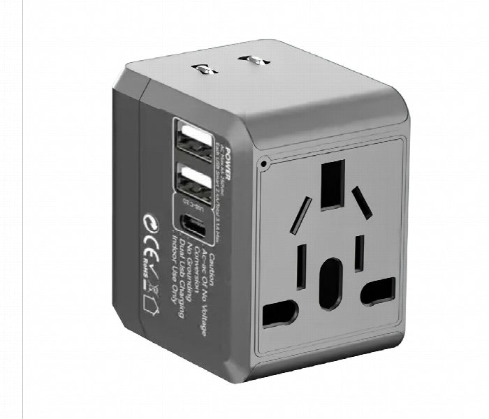 Earldom Universal Adapter , Earldom USB International Travel Adapter With Type C to USB 3.1 Adapter/Universal Travel Adapter