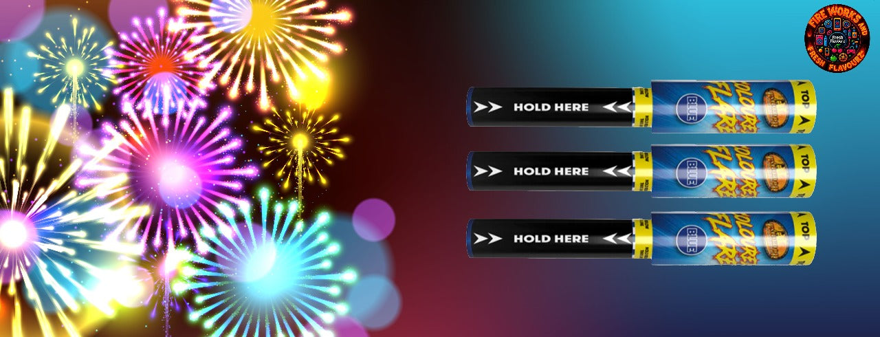 Blue Flare – Handheld Visual Signal / Event Effect