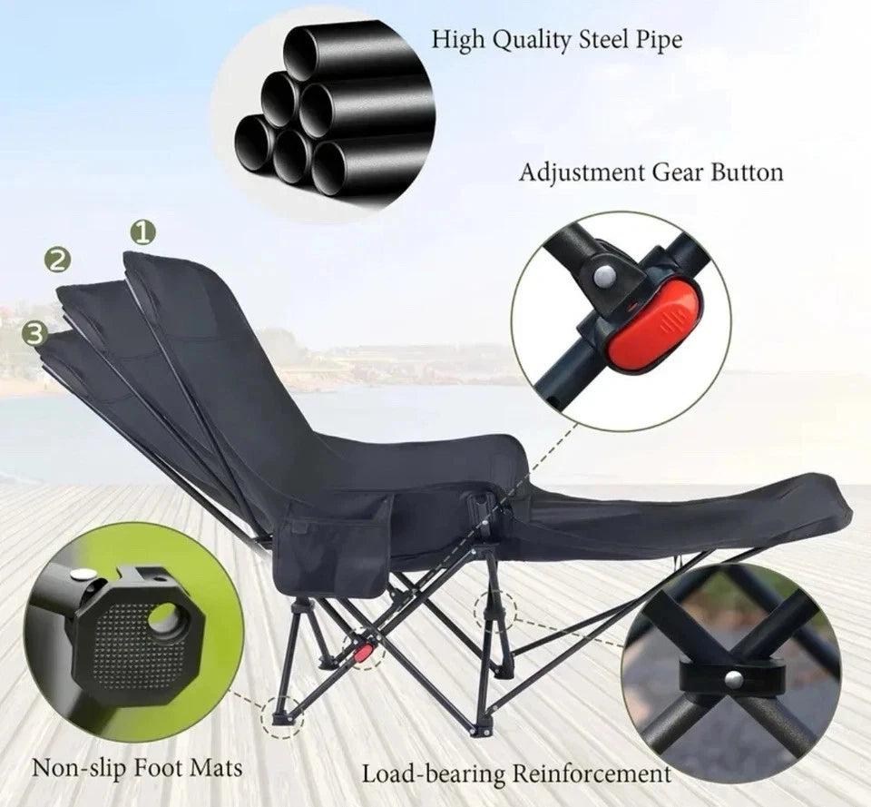 Three Level Incliner Chair Folding Chair Waterproof Camping Chair