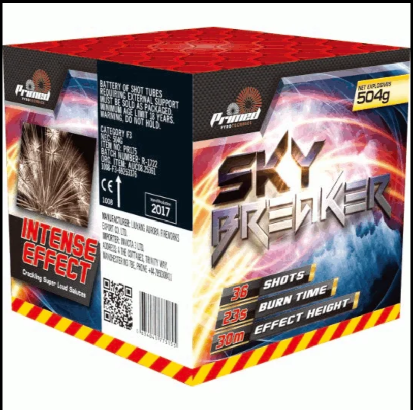 SKYBREAKER 36s cake (very loud)