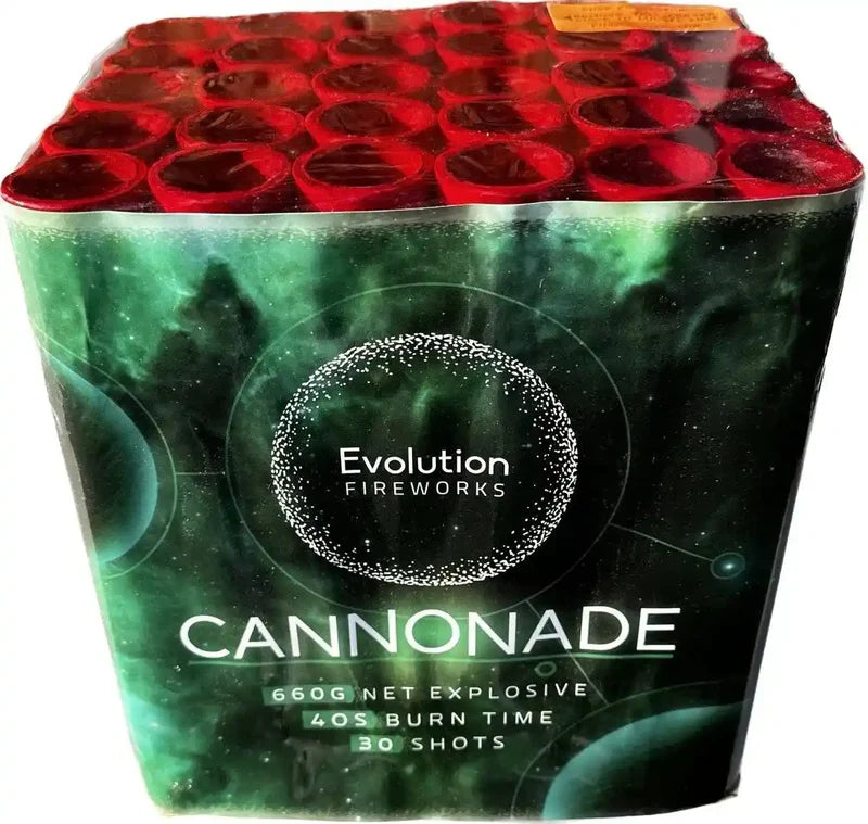 Cannonade Evolution Fireworks / Cake