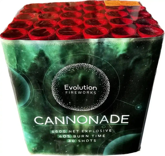 Cannonade Evolution Fireworks / Cake