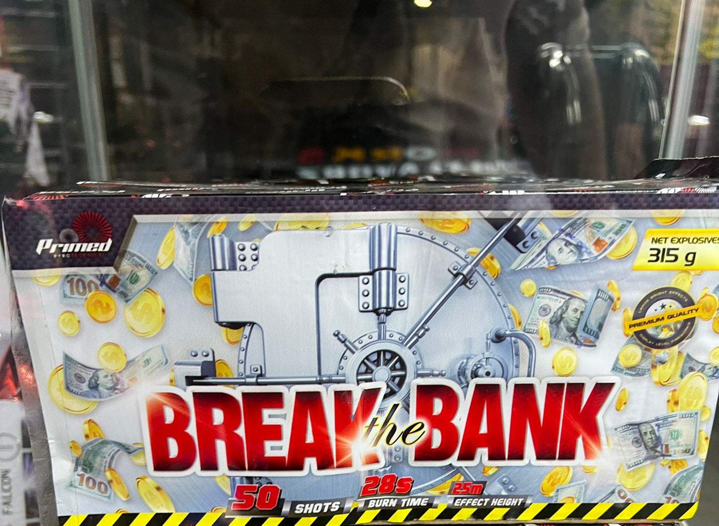 BREAK THE BANK,Powerful 50 Shot Firework With Stunning Effects & Colours, firework