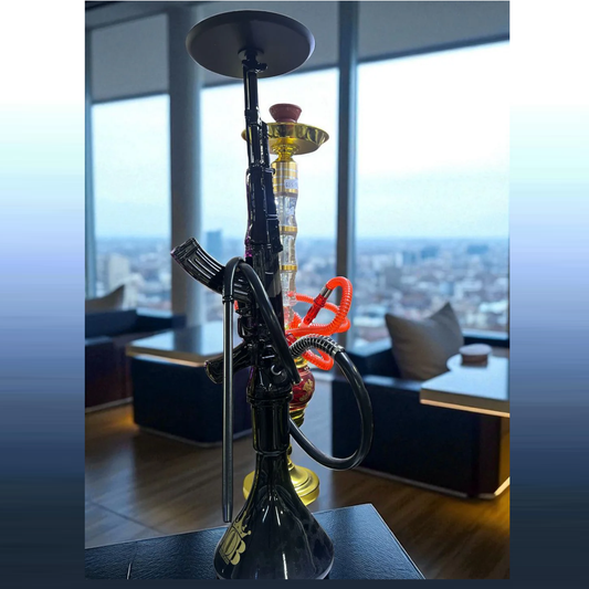 Black colour Ak 47 large shisha