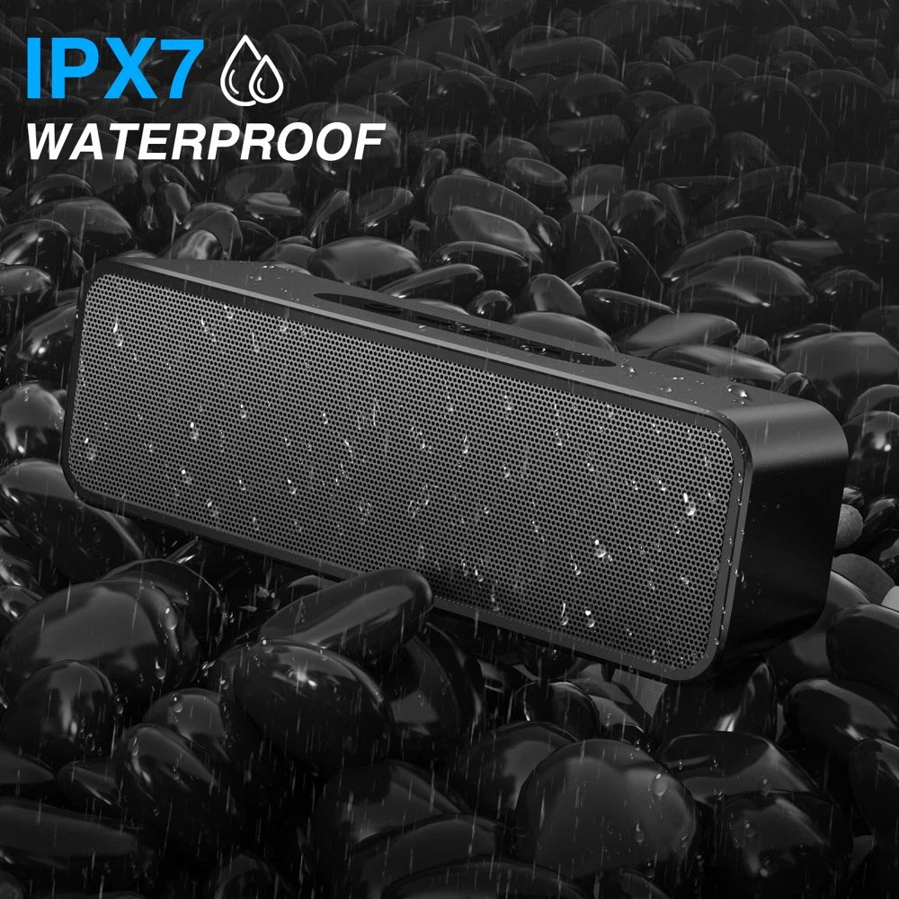 Portable Bluetooth Speaker, Wireless Speaker with Loud Stereo Sound, Outdoor speaker