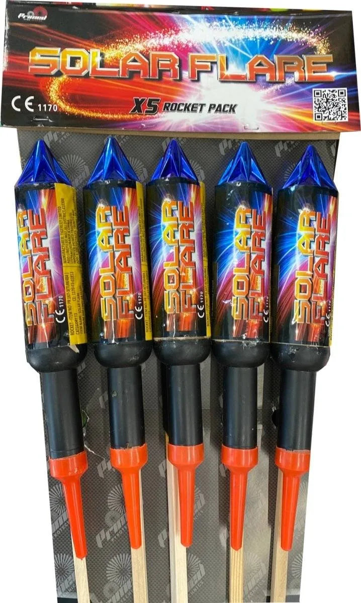 Solar Flare , Primed Pyrotechnics / Rocket , firework